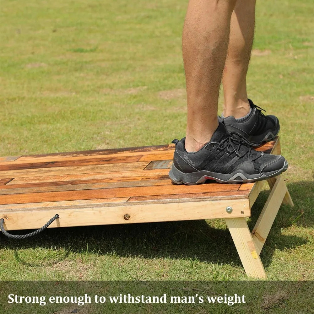 Regulation Cornhole Set With 2 Waterproof Boards And 8 Bean Bags