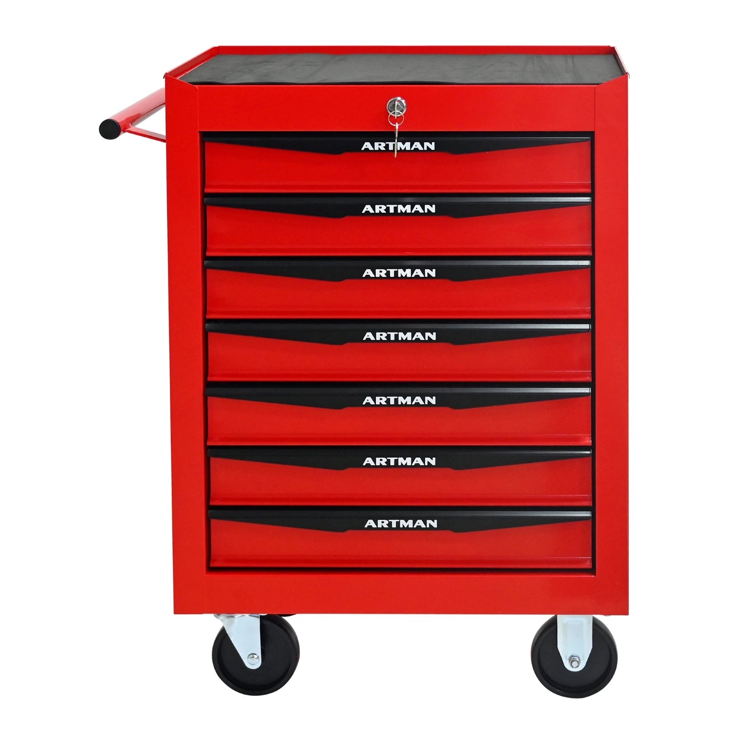 ARTMAN Rolling Metal Tool Chest With 7 Drawers Bearing Slides