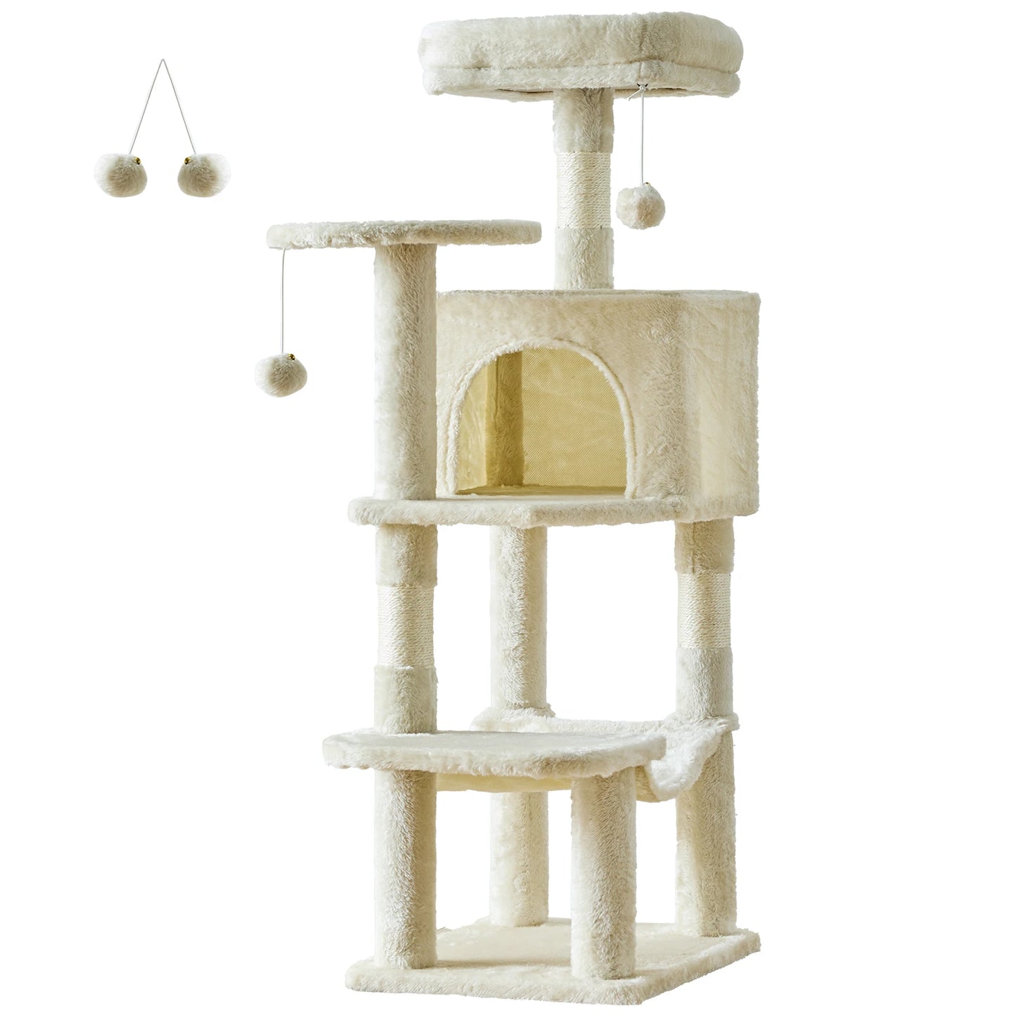 JHK Cat Tree Multi Level Cat Climbing Tower Sisal Posts