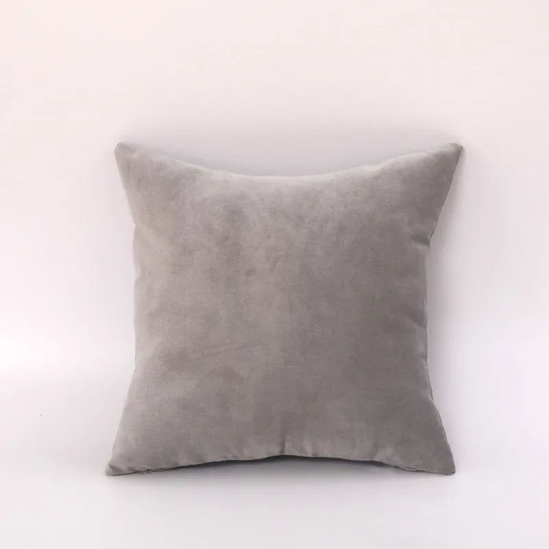 Pack Of 2 Solid Velvet Pillow Covers For Sofa Decor