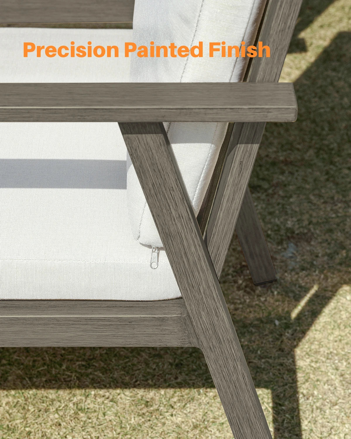 SeeHill Patio Swivel Dining Set Aluminum Chairs With Table Outdoor