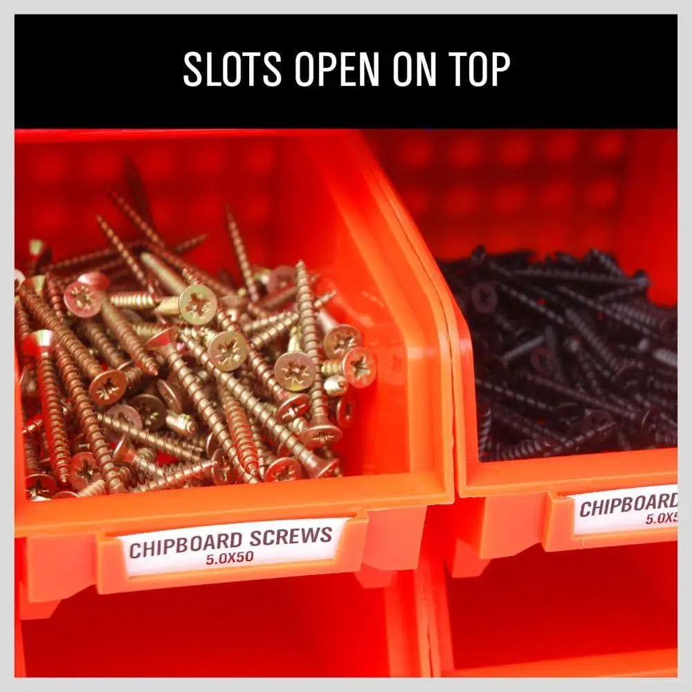 36 Bin Plastic Storage Organizer Rack For Tools And Garage