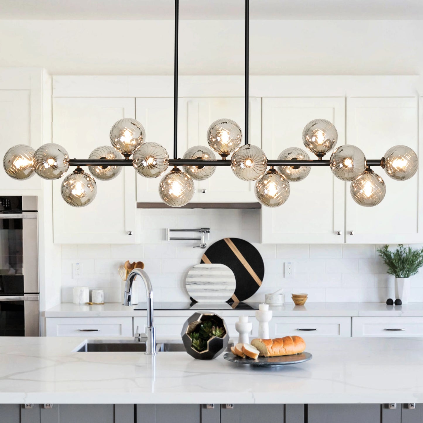 Mid Century Modern Sputnik Chandelier 16 Lights For Dining Room