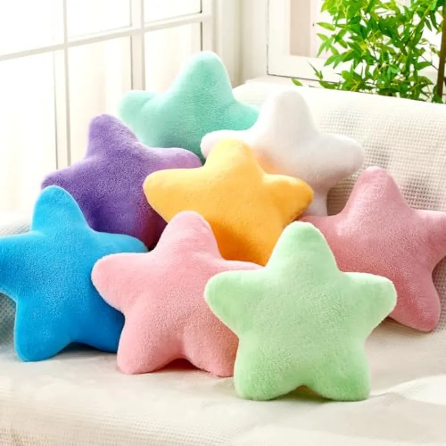 Star Shaped Throw Pillows 8 Pack Decorative Plush Cushions