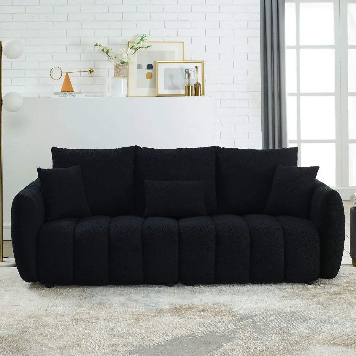 Modern Boucle Modular Sofa For Stylish Living Room