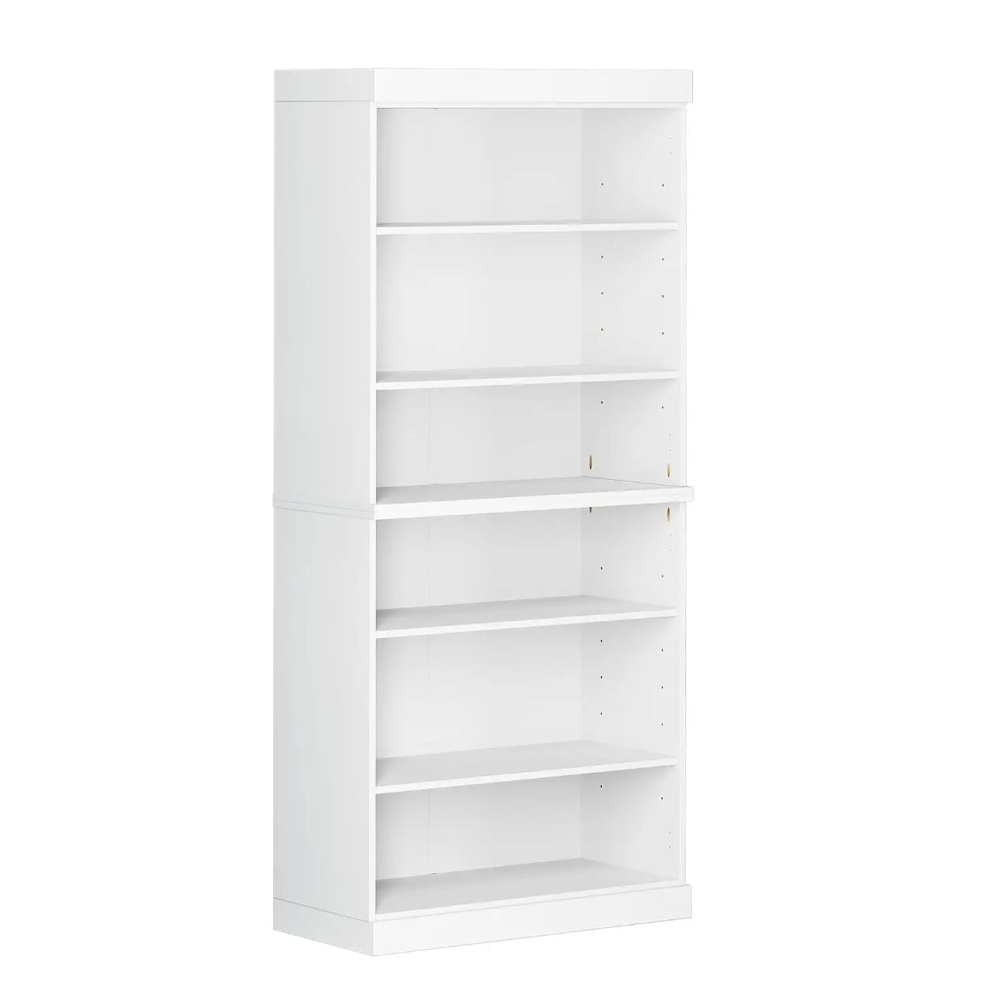 Stackable 6 Tier Solid Wood Bookcase Open Display Shelf