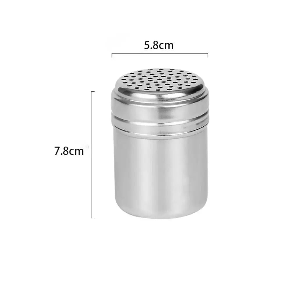 Stainless Steel Multi Purpose Seasoning Jar With Rotating Cover