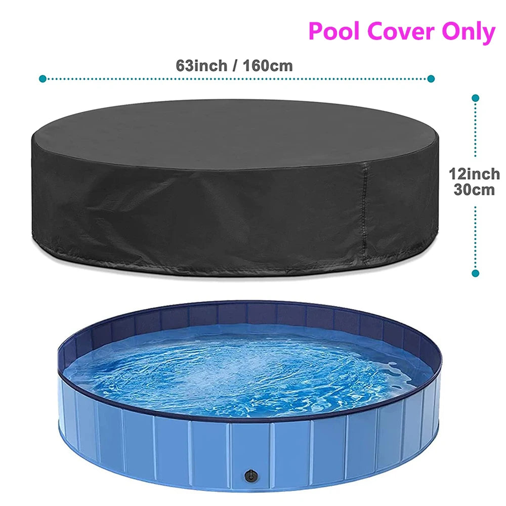 PETRAVEL Foldable Dog Swimming Pool For Pets Durable Stable Portable