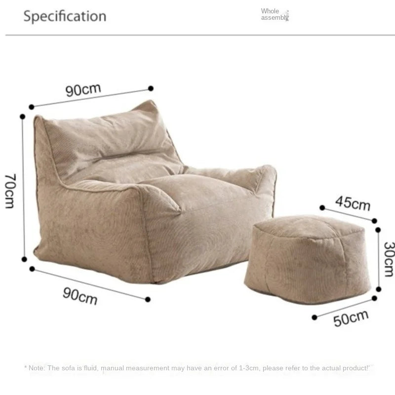 UOSU MOMO Bean Bag Tatami Design Lazy Sofa Living Room