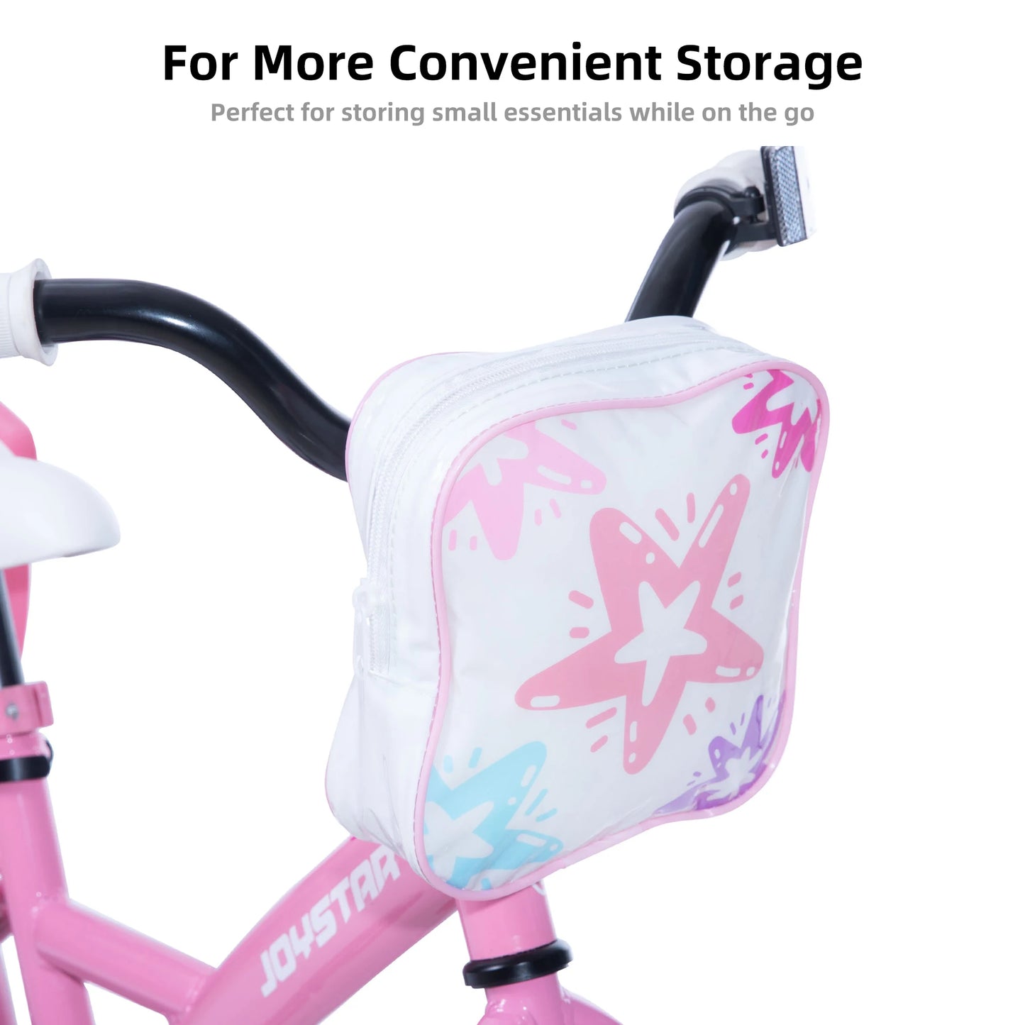 JOYSTAR Kids Bike For Girls Training Wheels Basket Doll Seat