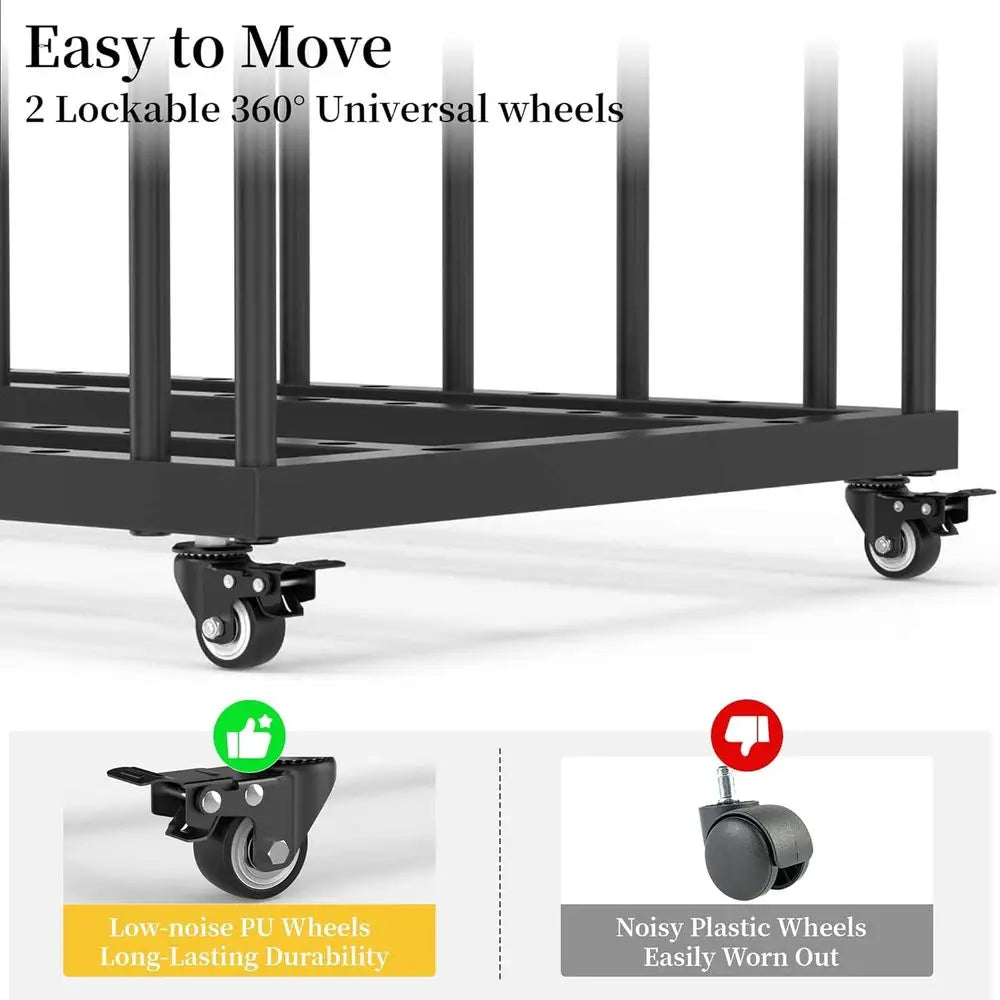 Art Storage Rack, Art Drying Rack, Art Canvas Organizer, Paint Display Rack Metal(Black)