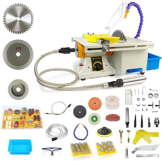 750W Lapidary Rock Saw For Jewelry Gemstone Cutting And Polishing