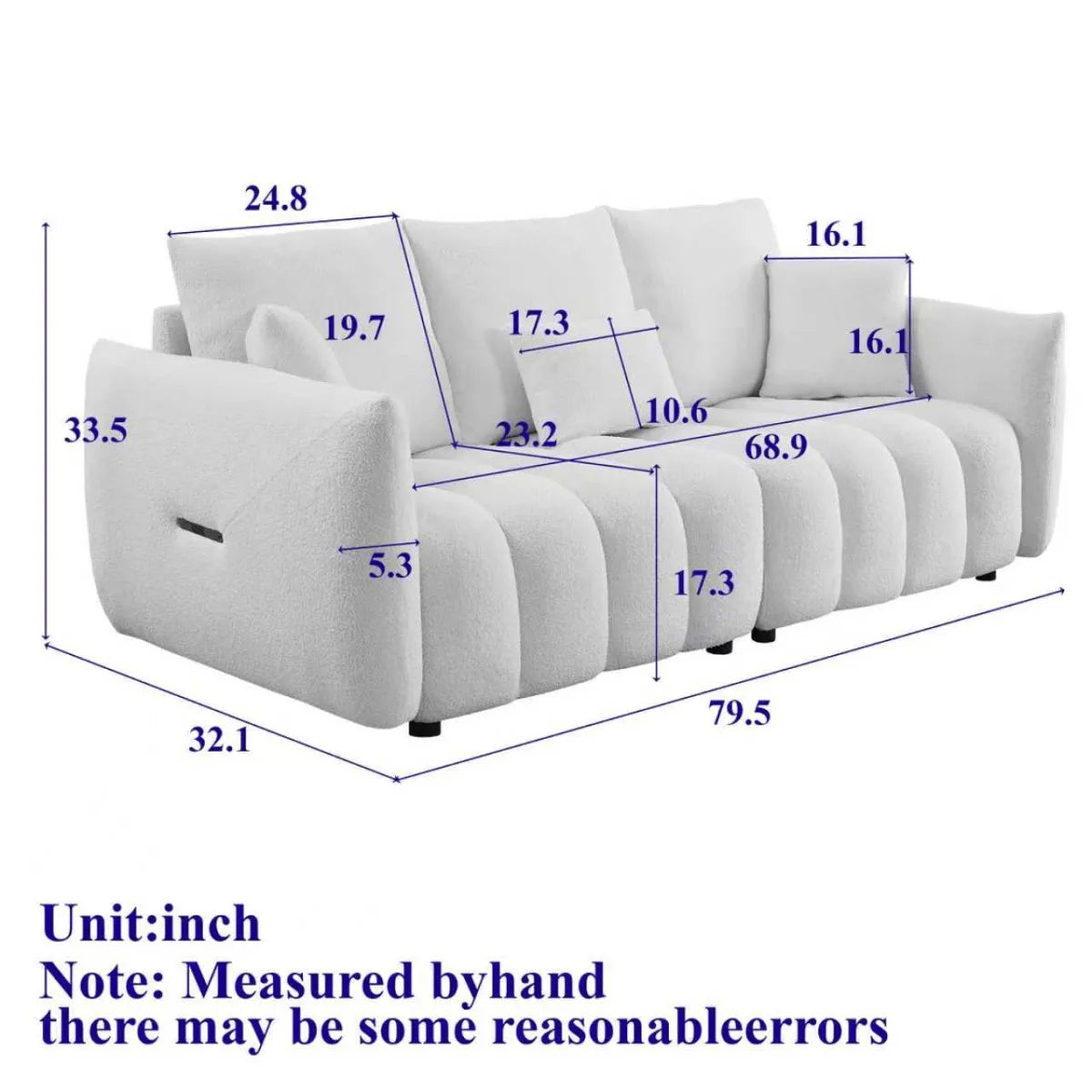 Modern Boucle Modular Sofa For Stylish Living Room
