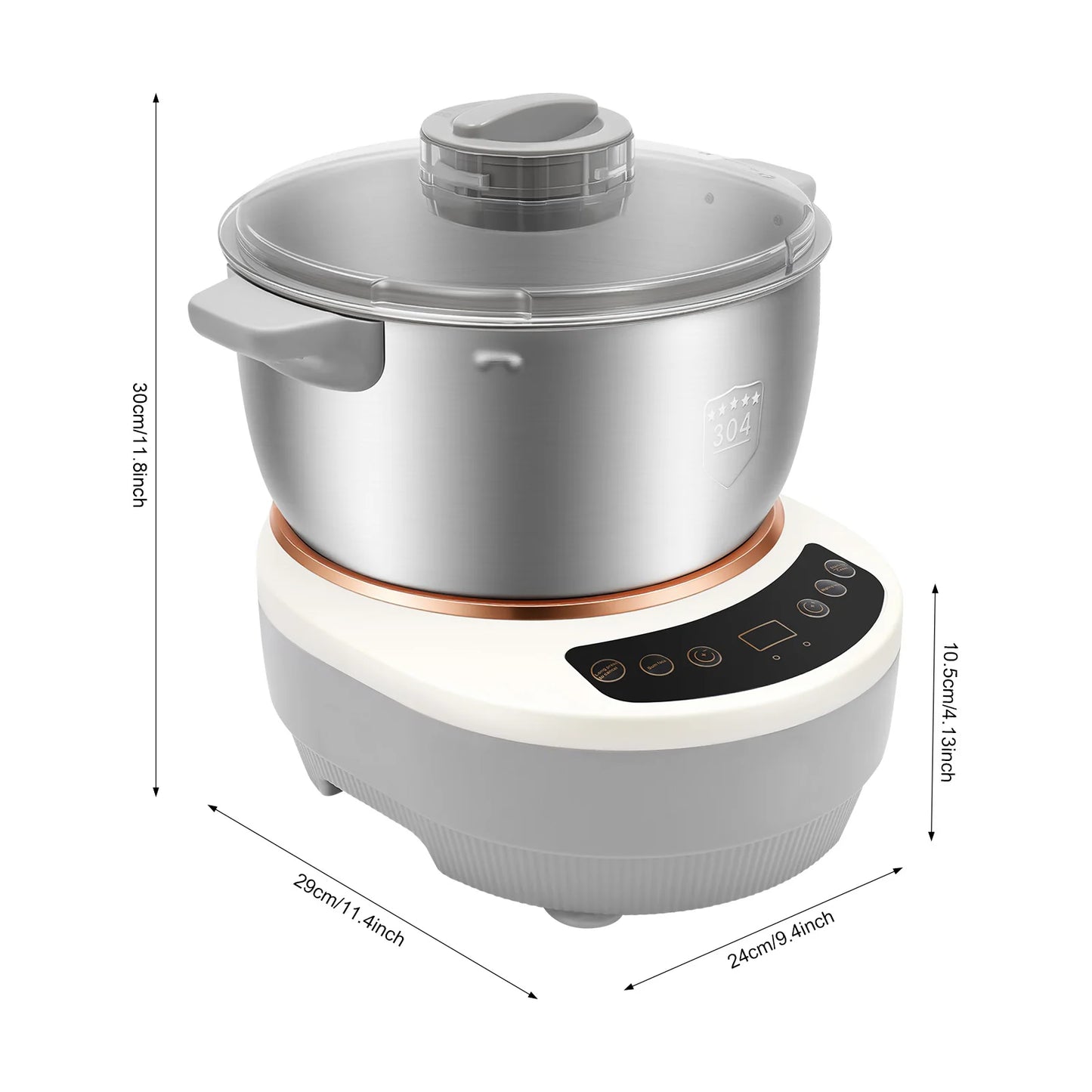 Electric Dough Maker With Ferment Function Dough Mixer For Pizza