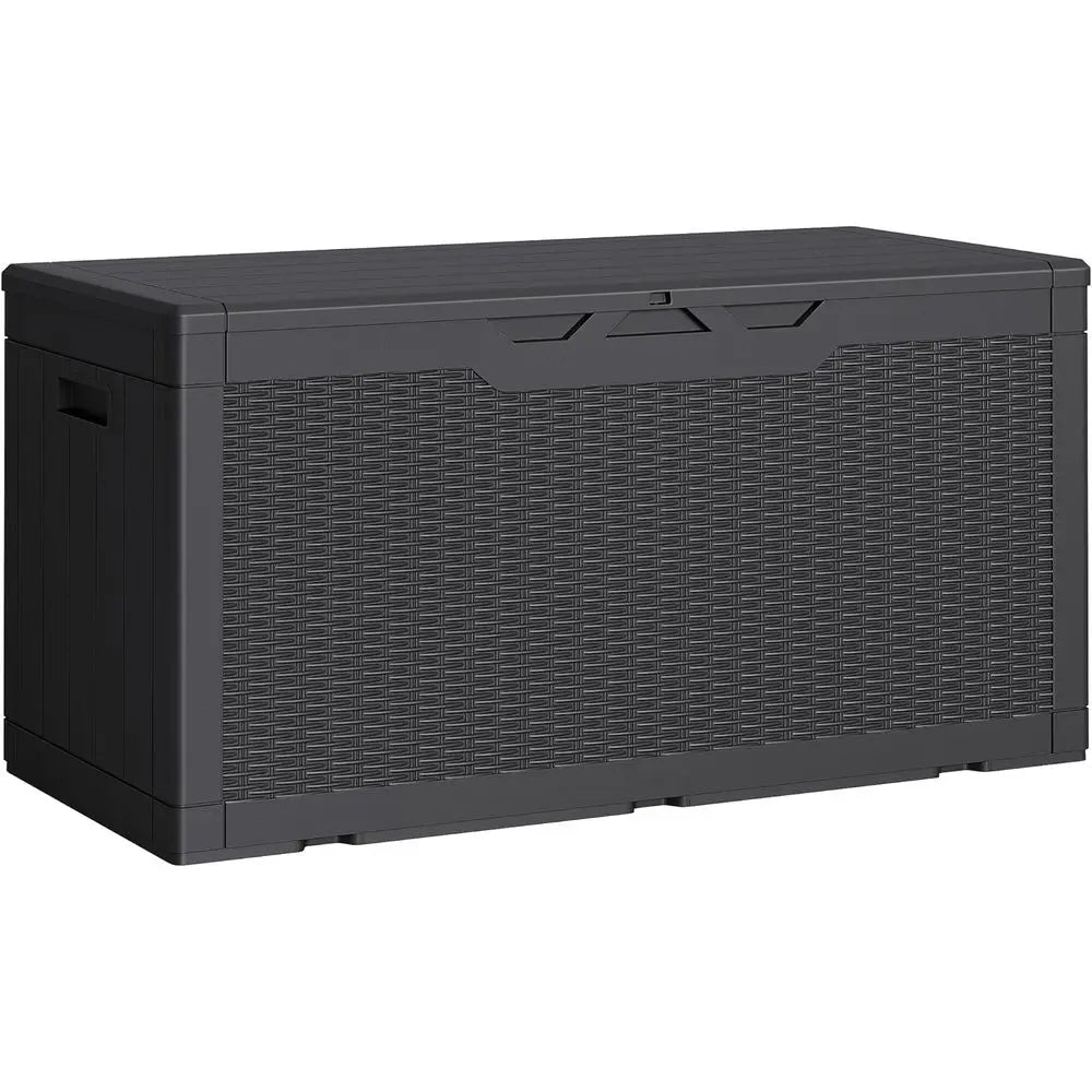 Outdoor Storage Box With Lock Waterproof UV Resistant Lid