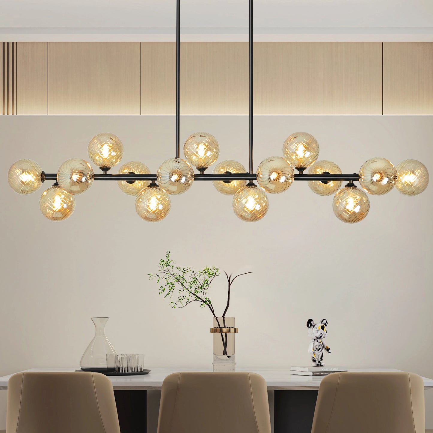 Mid Century Modern Sputnik Chandelier 16 Lights For Dining Room