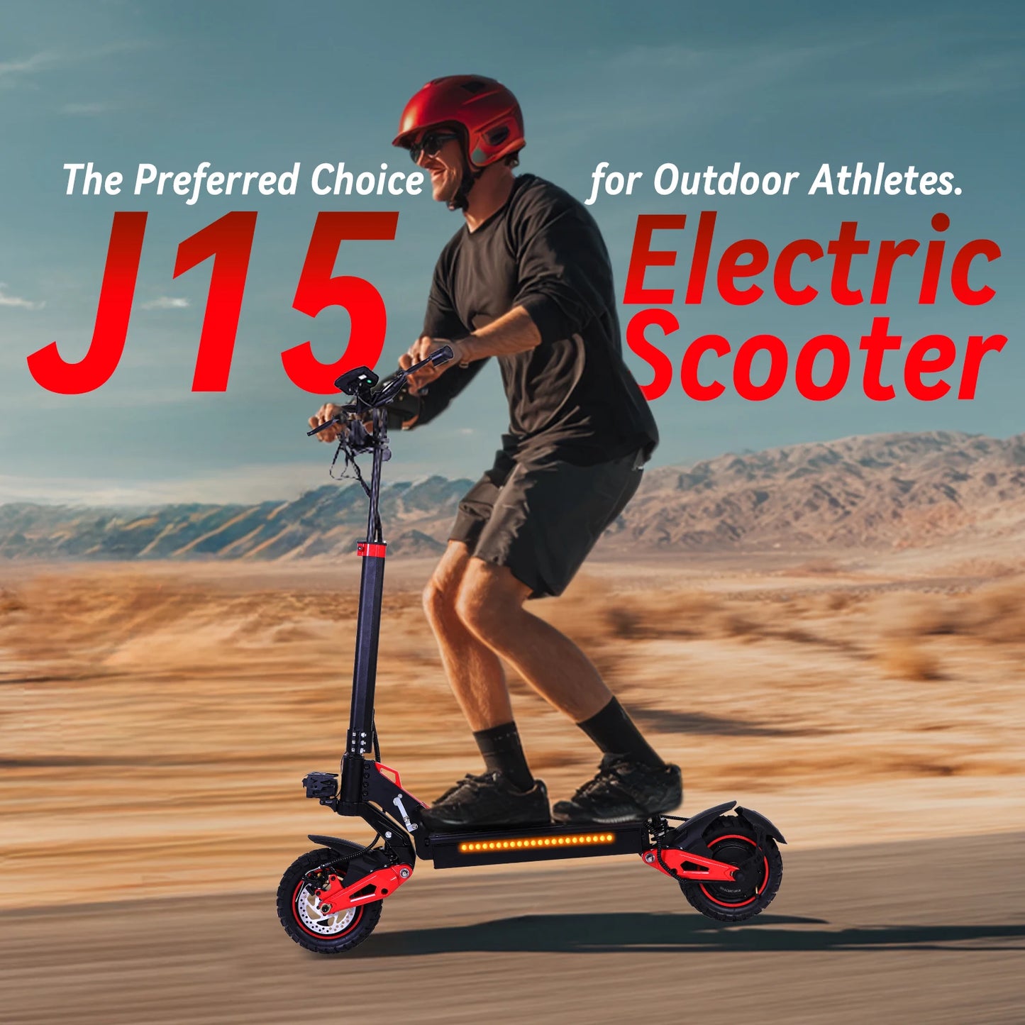 OBARTER J15 Electric Scooter 1600W Motor 31mph Off Road Tyres 48V 18Ah