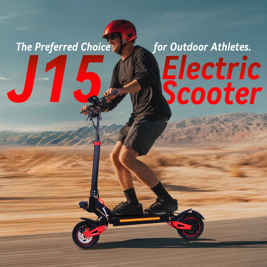 OBARTER J15 Electric Scooter 1600W Motor 31mph Off Road Tyres 48V 18Ah
