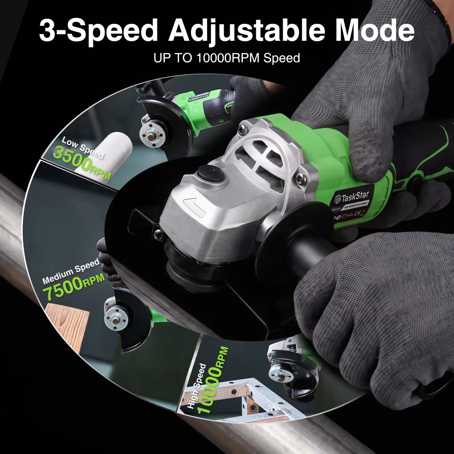 Taskstar Cordless Brushless Jig Saw And Angle Grinder Set