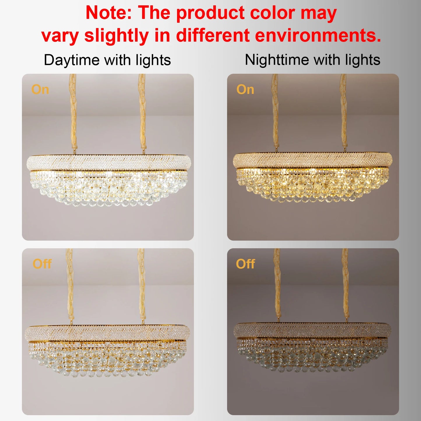 Vrygle Crystal Empire Ceiling Chandelier Ten Lights Rectangular Crystals