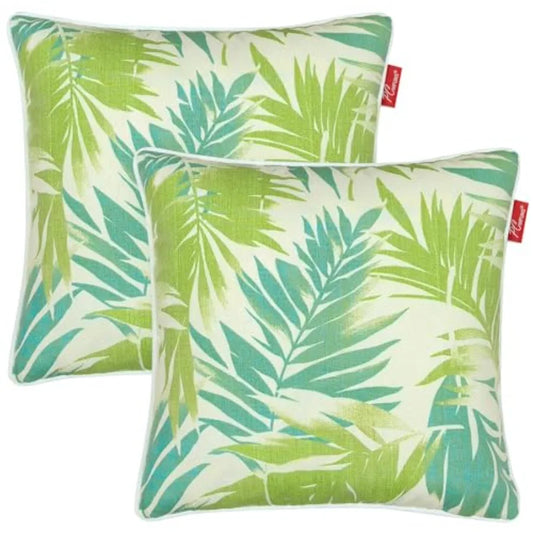 All Weather Leather Outdoor Throw Pillows With Silk Filling