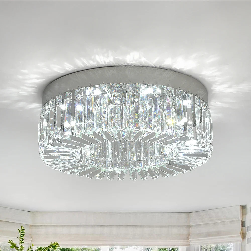VETRULUS Crystal LED Ceiling Chandelier For Living Room Lighting
