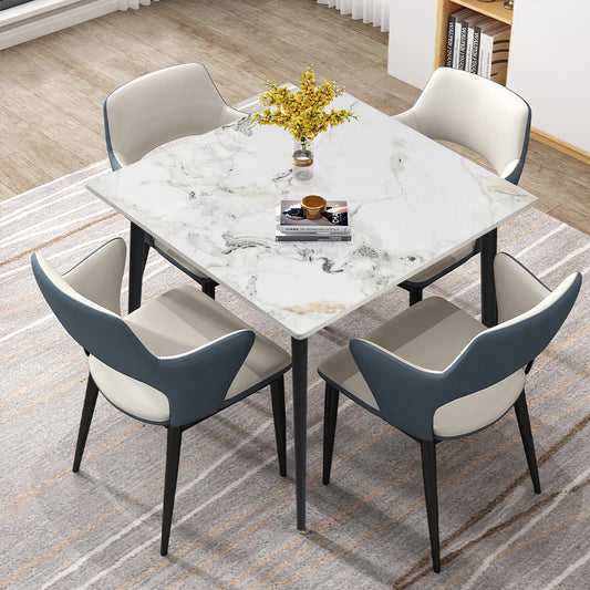 Wisfor Mid Century Slate Dining Table Sintered Stone Top