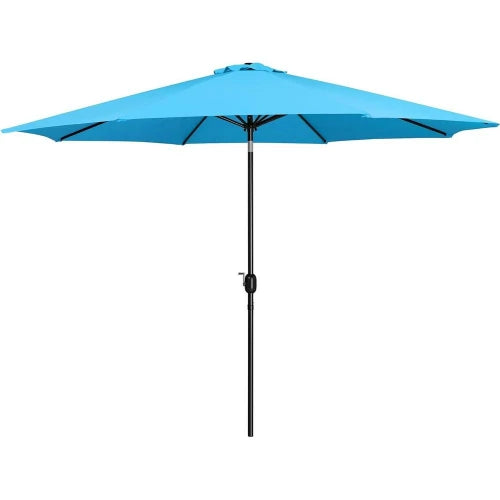 Patio Umbrella Push Button Crank 8 Rib Market Table