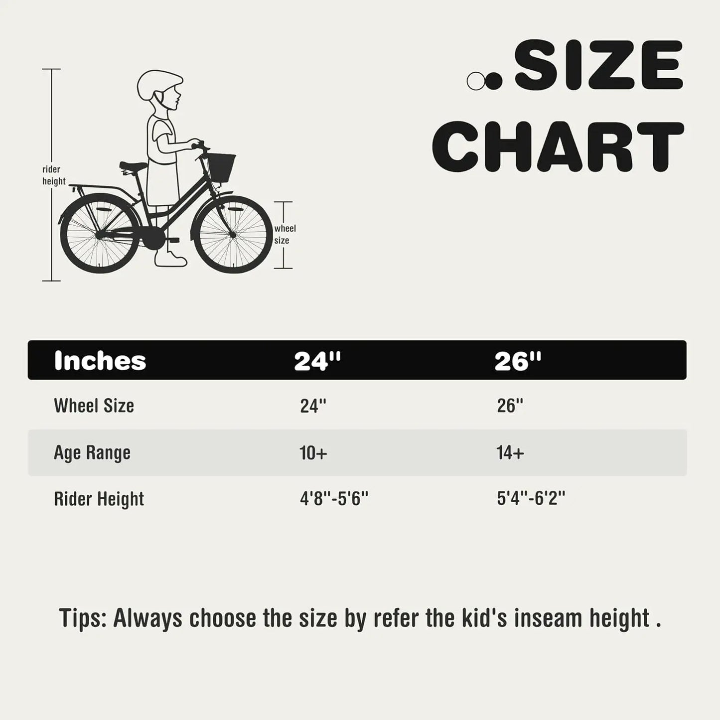ZUKKA Kids Bike For Girls With Basket Front V Brake Rear Coaster Brake