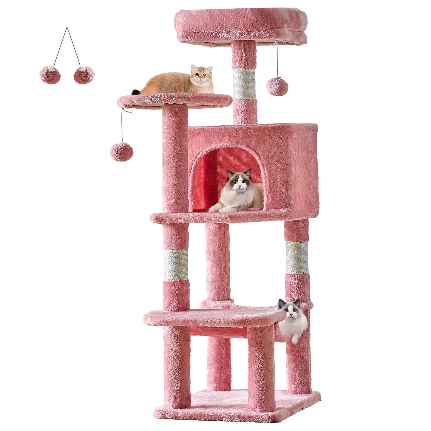 JHK Cat Tree Multi Level Cat Climbing Tower Sisal Posts