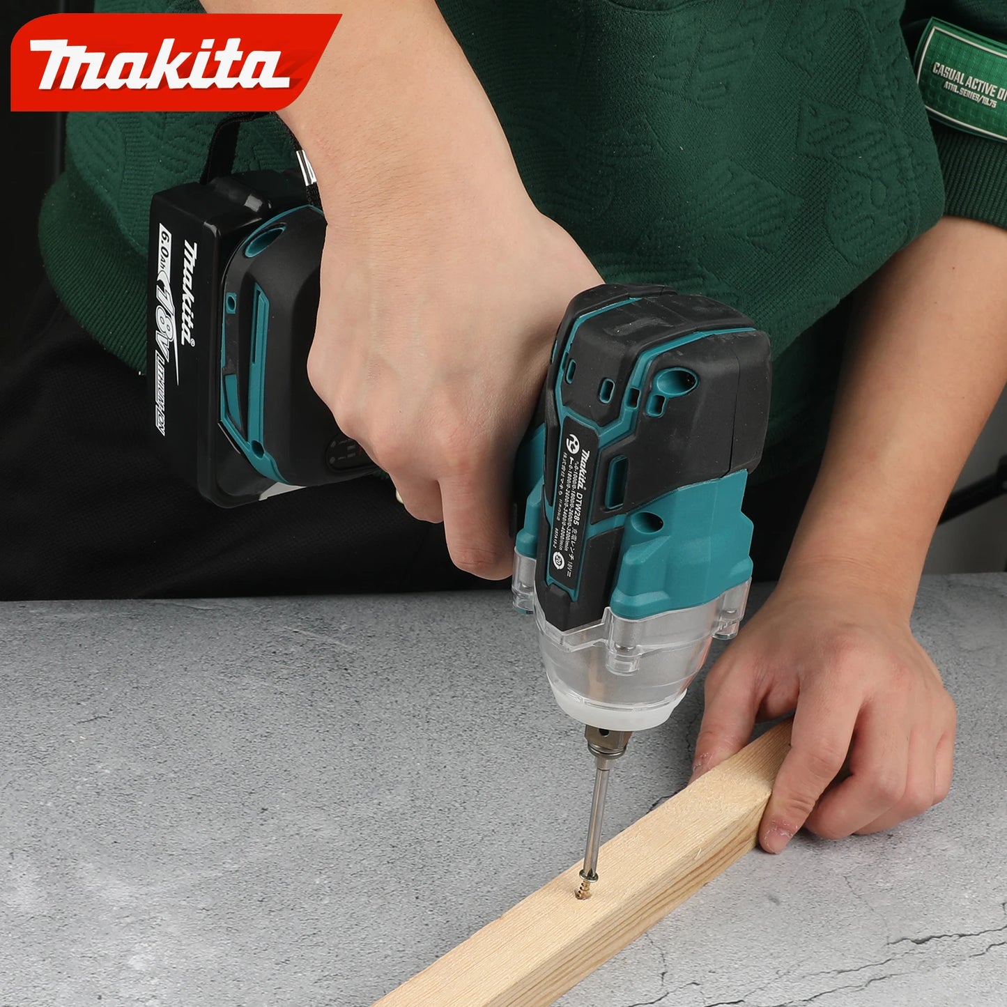 Makita DTW285 520N.M Impact Electric Wrench Brushless Wrench Cordless Tool Power Tools Rechargeable For Makita 18V Battery