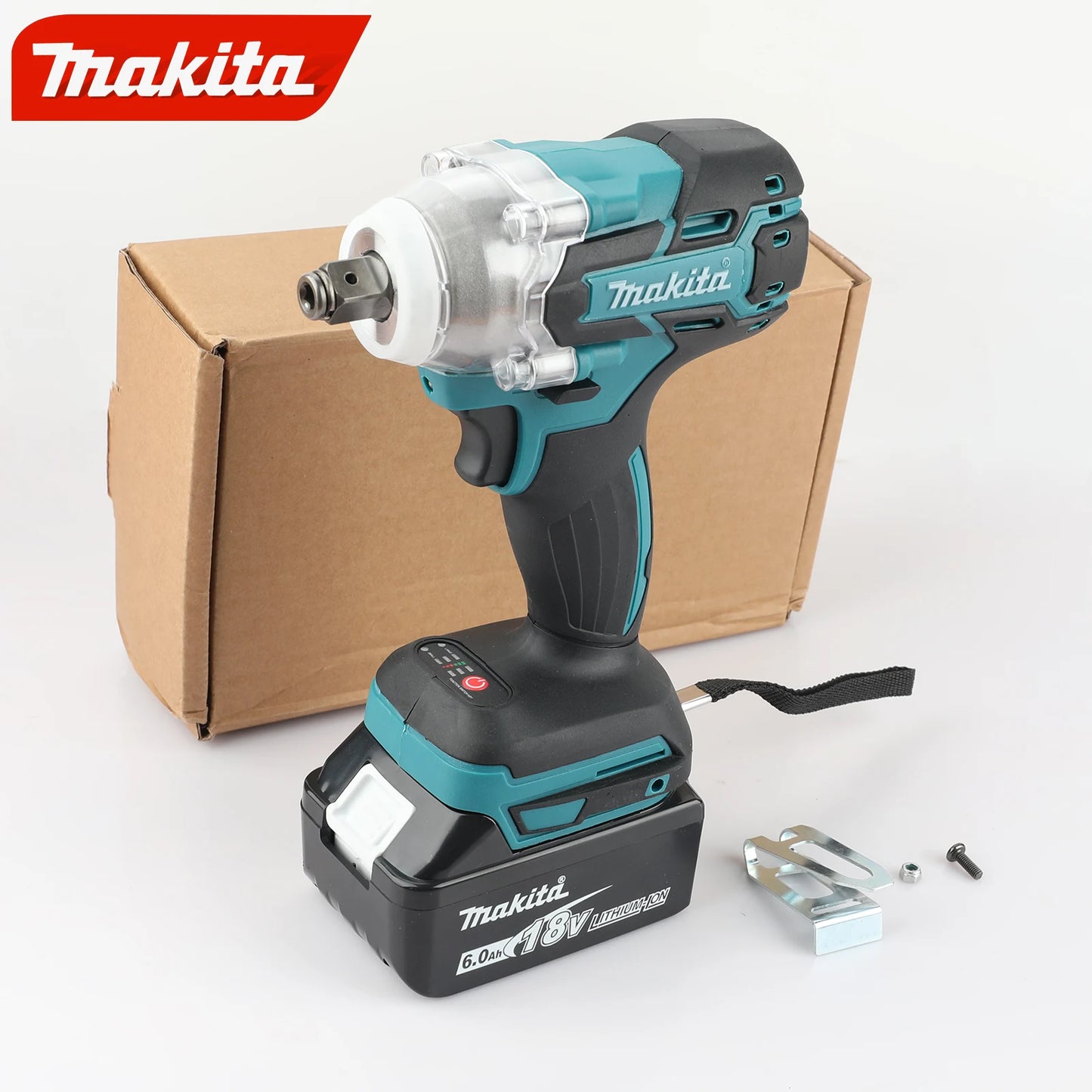 Makita DTW285 520N.M Impact Electric Wrench Brushless Wrench Cordless Tool Power Tools Rechargeable For Makita 18V Battery
