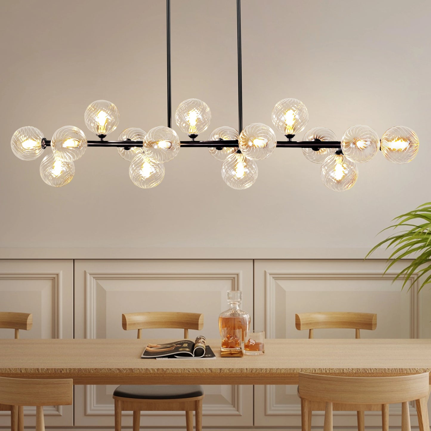Mid Century Modern Sputnik Chandelier 16 Lights For Dining Room