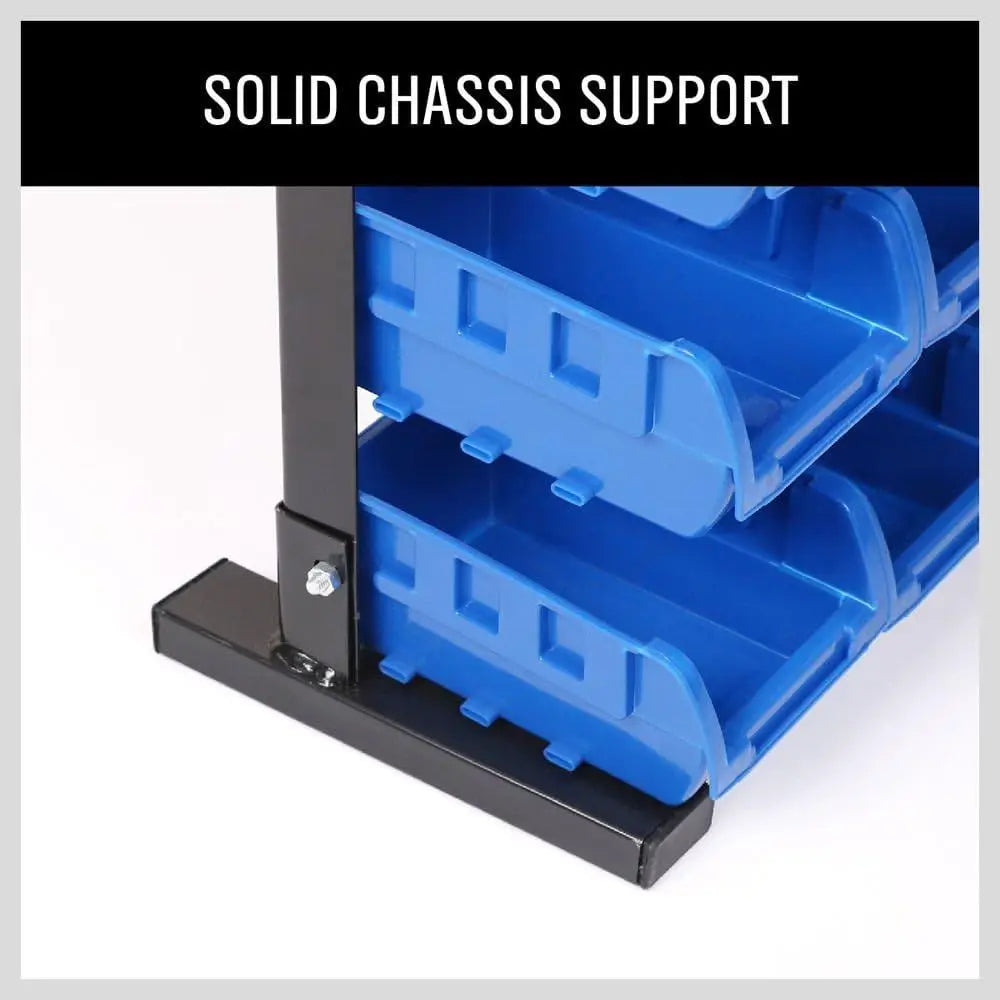 36 Bin Plastic Storage Organizer Rack For Tools And Garage