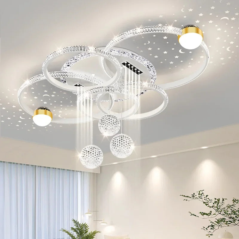 Modern LED Surface Mounted Ceiling Light With Acrylic Finish