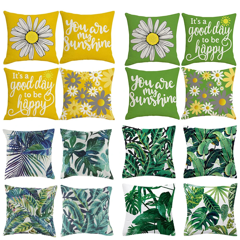 Willstar Pack Of 4 Waterproof Decorative Pillowcases