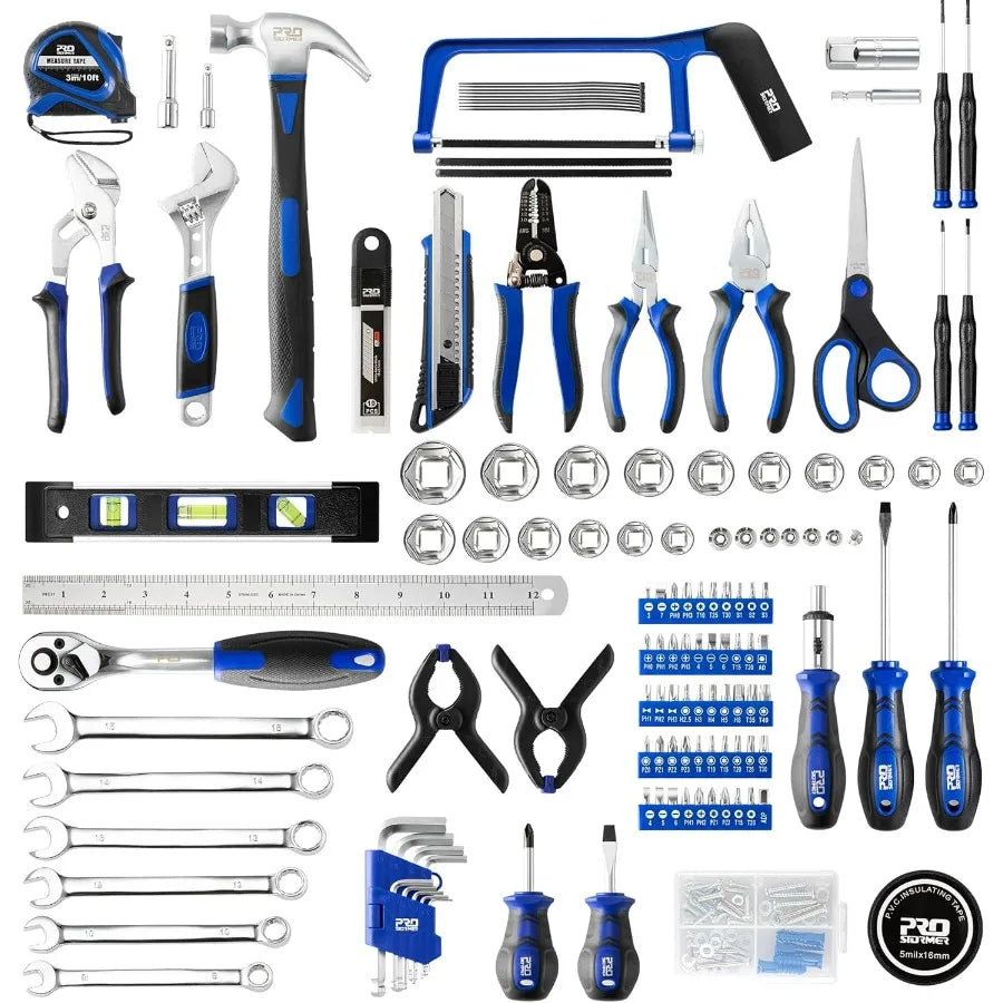 Prostormer 259-Piece General Household Tool Kit With Storage Toolbox