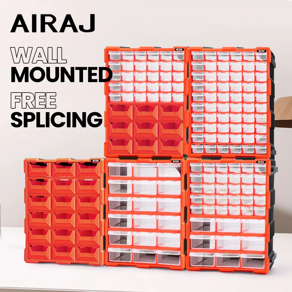 AIRAJ Multi Drawer Plastic Storage Cabinet Bead Lego Makeup Organizer