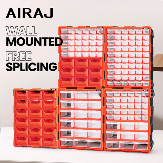 AIRAJ Multi Drawer Plastic Storage Cabinet Bead Lego Makeup Organizer