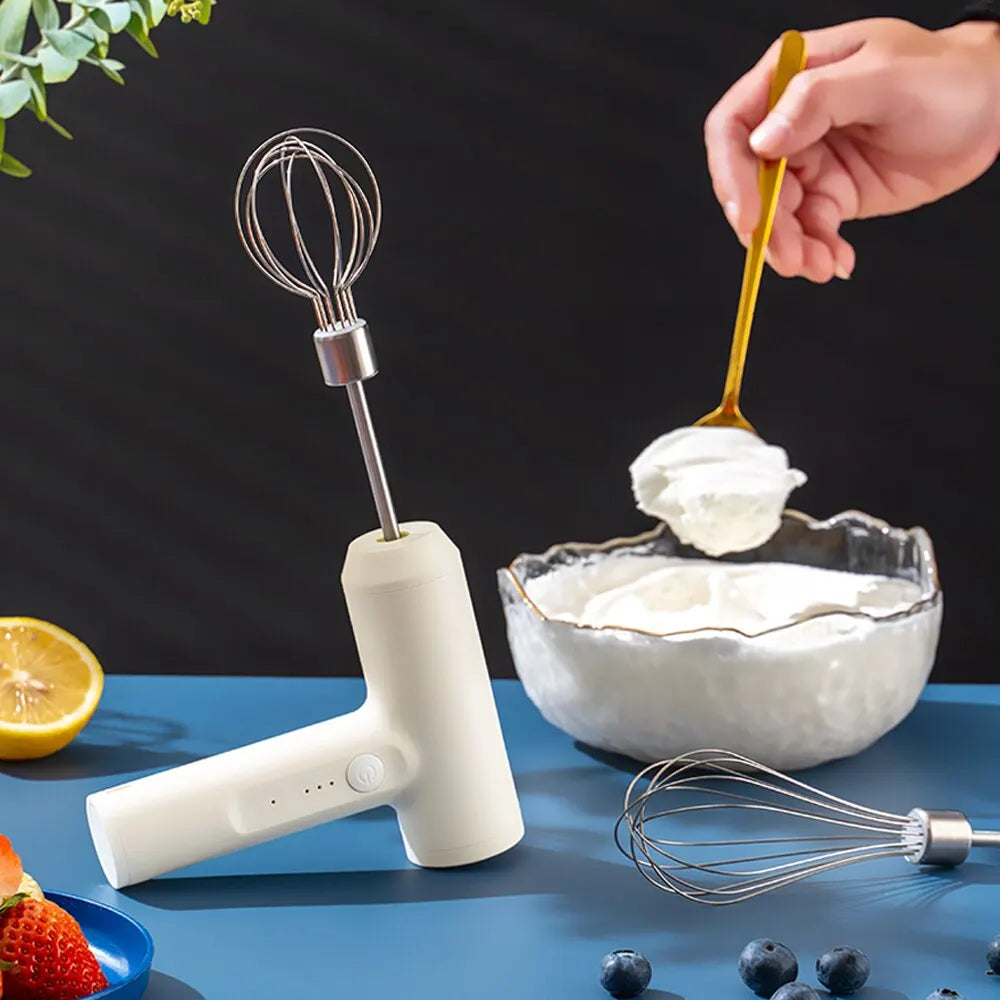 Wireless Electric Hand Mixer Portable 3 Speed Kitchen Beater Tool