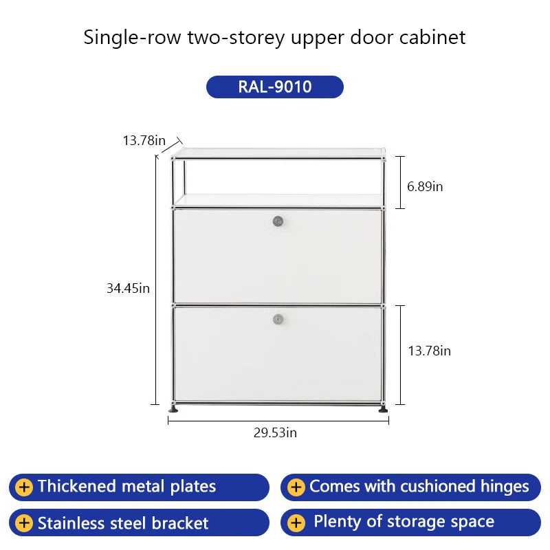 Bigcityfur Tv Stand Corner Cabinet Metal Storage Display Cabinet