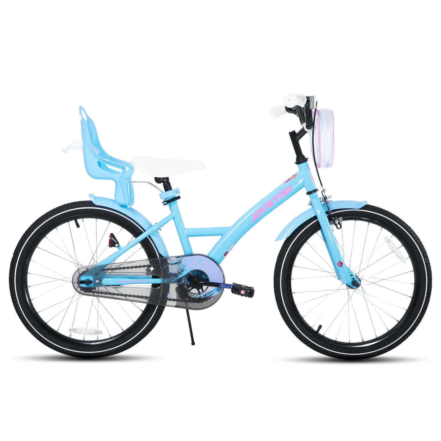 JOYSTAR Kids Bike For Girls Training Wheels Basket Doll Seat