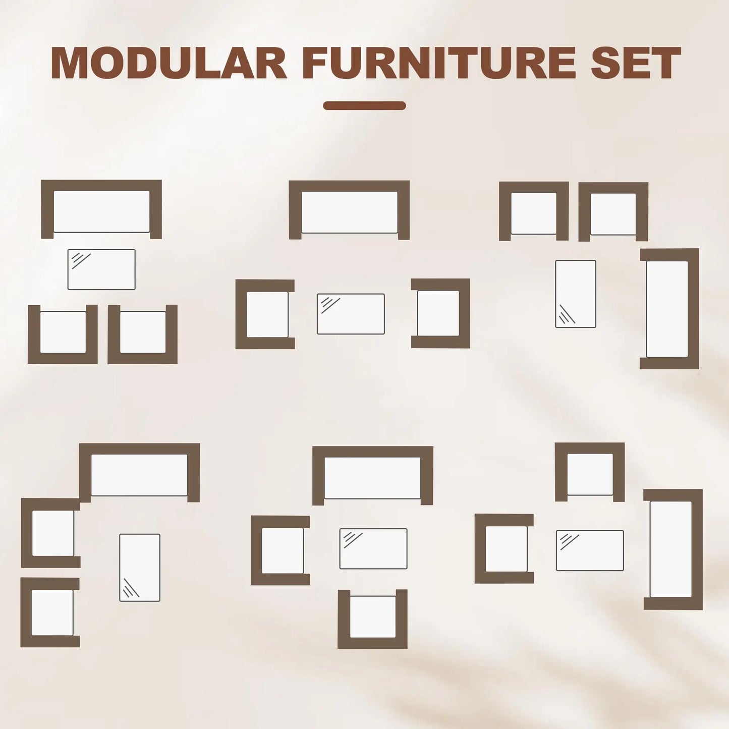 HiMISS 4 Piece Rattan Patio Bistro Furniture Set With Cushioned Sofa