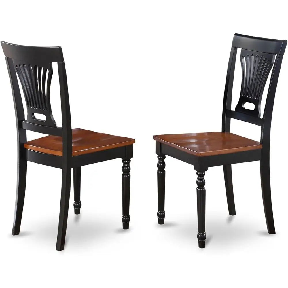 ANPL5-W 5 Piece Kitchen Table And Chairs Set Round Pedestal