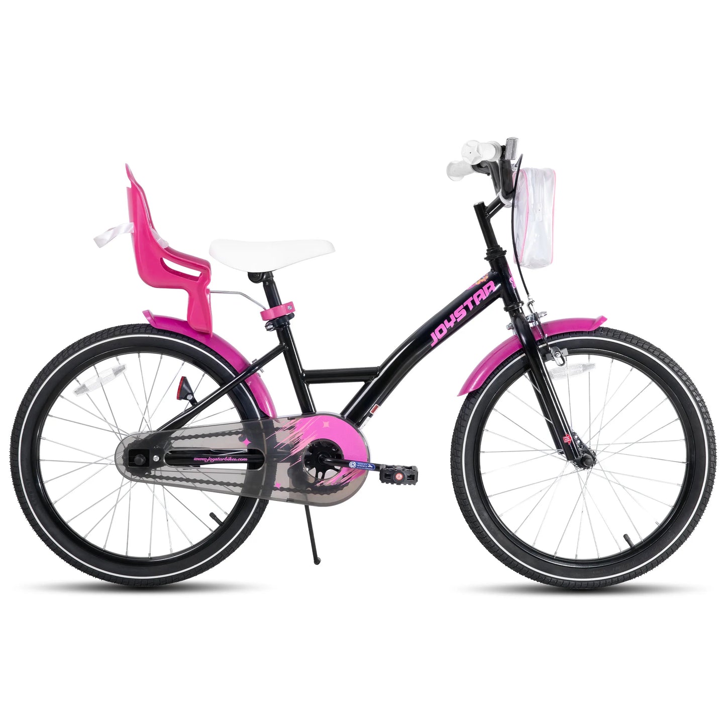 JOYSTAR Kids Bike For Girls Training Wheels Basket Doll Seat