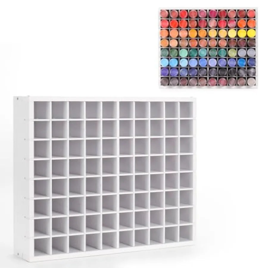 2 Pack Paint Organizer Rack Wall Mount For Bottles