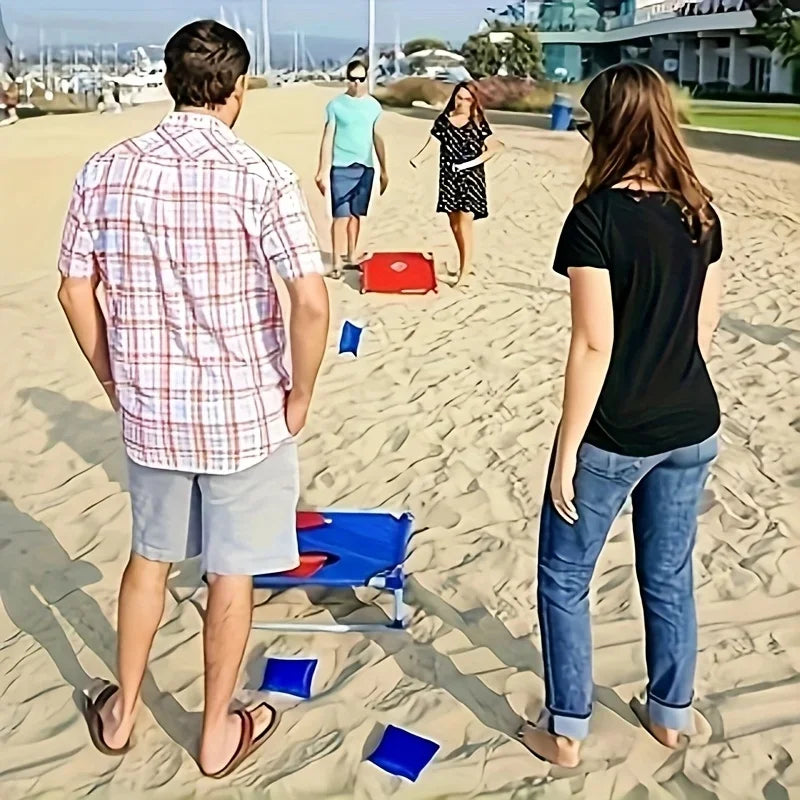 Portable Cornhole Game Set Foldable And Durable Beach Bag