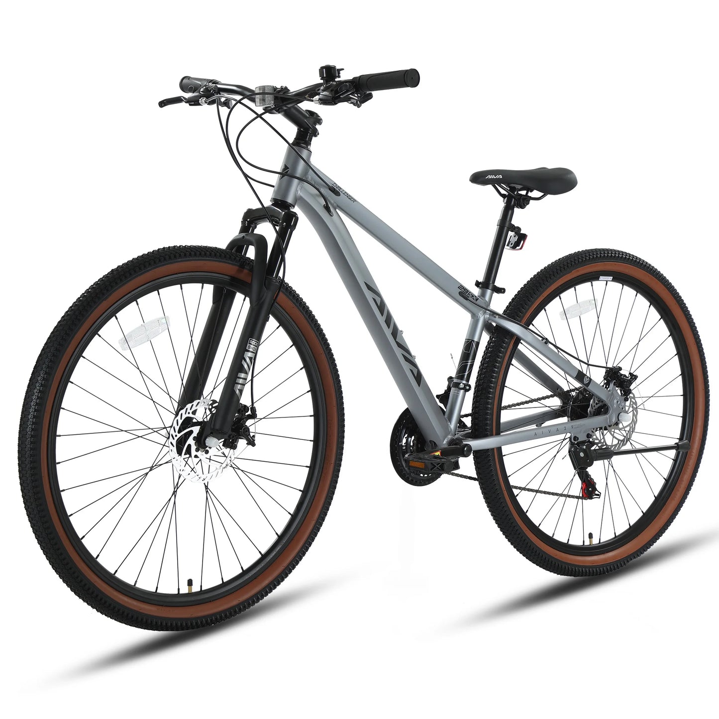 AIVA Hardtail MTB 21 Speed Mountain Bike Aluminum Frame Disc Brakes