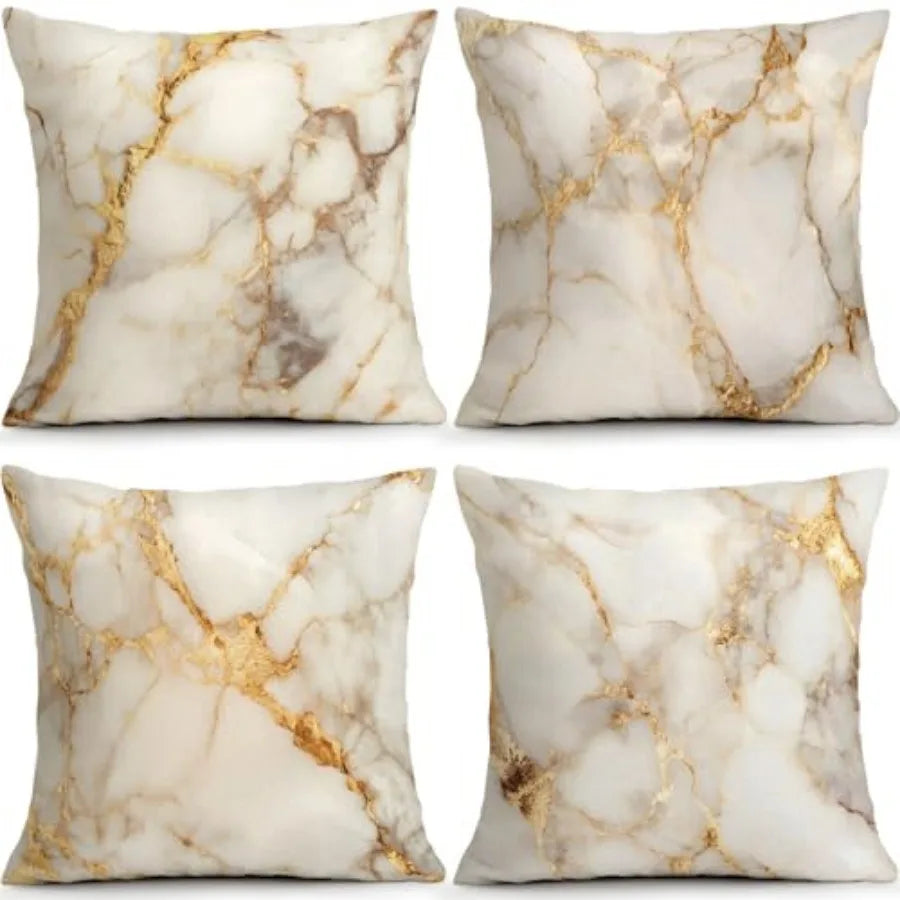 Decorative Throw Pillow Covers Set Of Four For Living Room