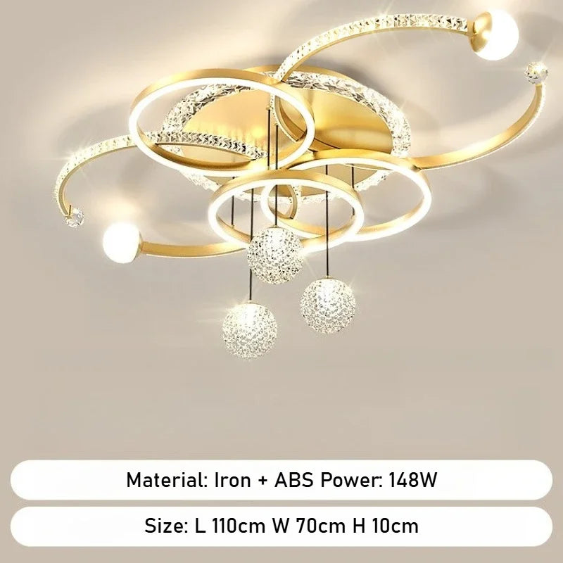 Modern LED Surface Mounted Ceiling Light With Acrylic Finish
